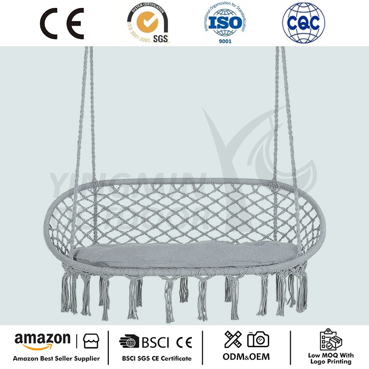 2 Wong Macrame Swing Hammock Kursi