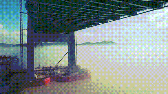 Telung jagad pisanan! Jembatan beikou Oujiang dibukak kanggo lalu lintas lan 