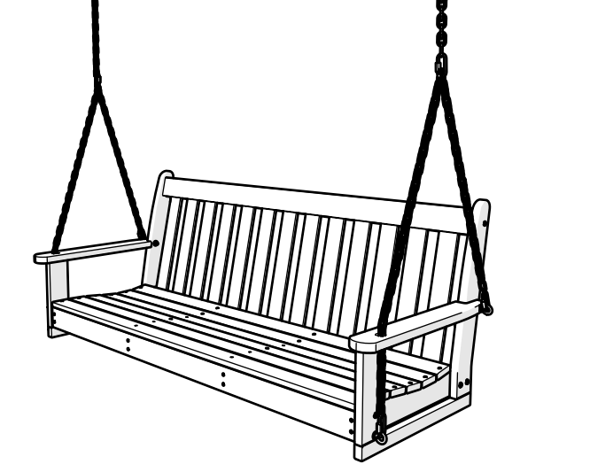 Patio Hanging Bench Emper Swing Instructions Majelis
