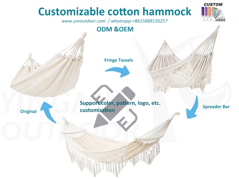 Apa iku hammocks katun customizable?