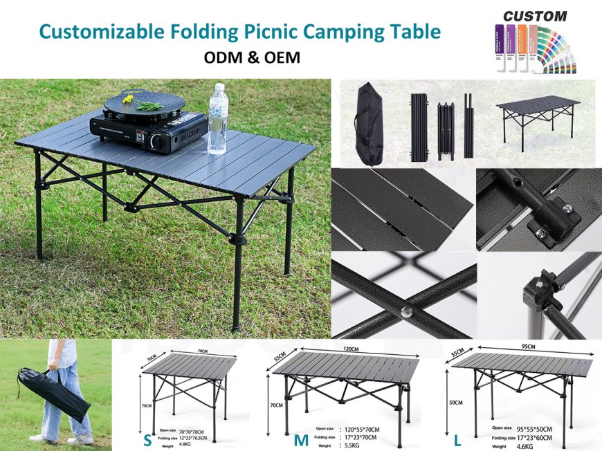 Apa milih meja camping aluminium iki?