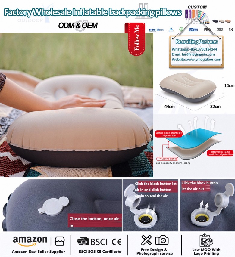 Bantal camping kompak sing apik tenan!