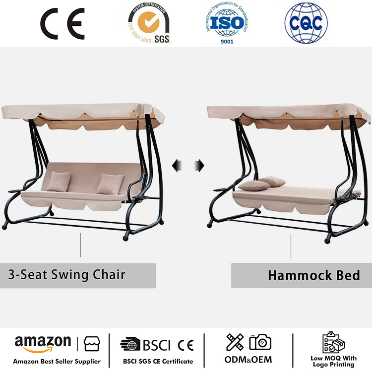 3 Kursi njaba emper Swing Bench