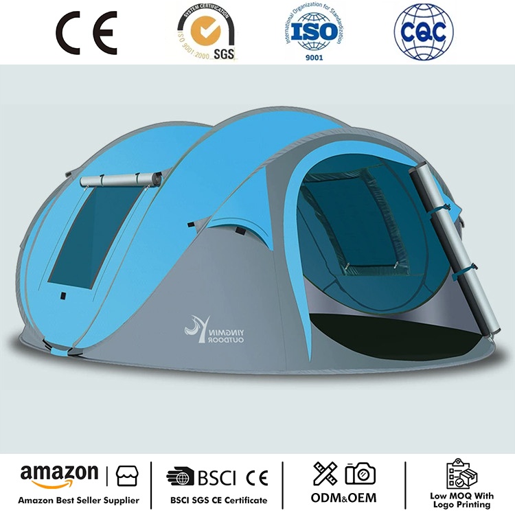 4 Wong Instan Pop munggah Camping Tarub