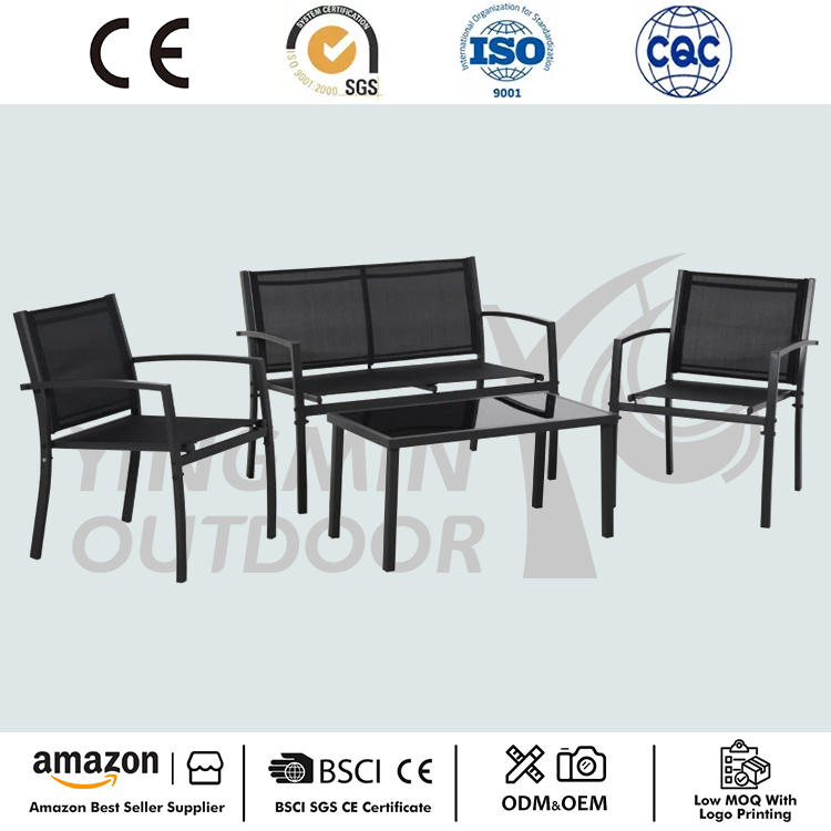 4 Piece Obrolan Textilene Set
