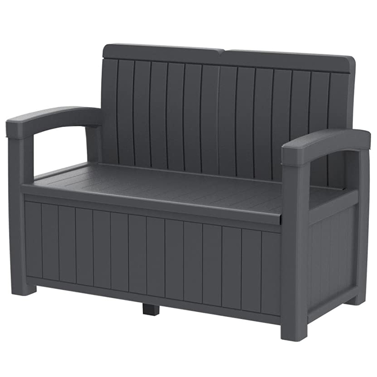 49 Gal Resin njaba Storage Box Bangku