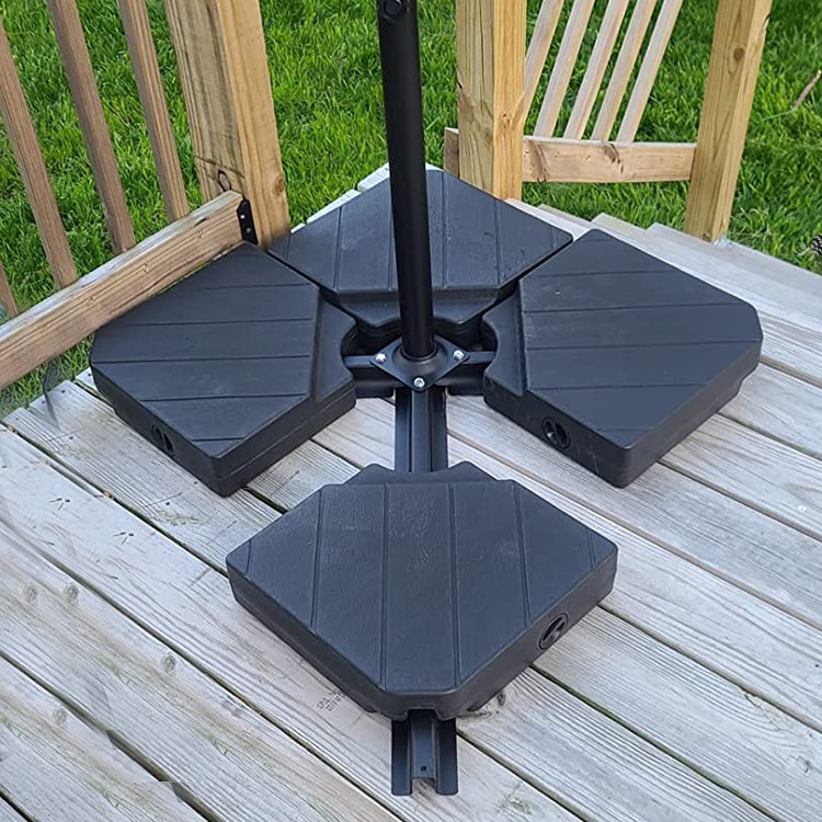 4 PCS Cantilever Gantung Patio Umbrella Base