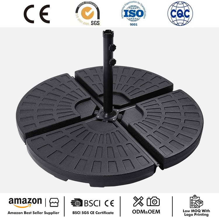 4PCS Fan Shaped Payung Base Stand