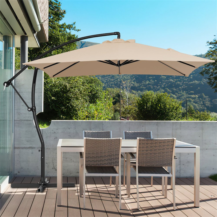 9 x 9 ft Hanging Offset Patio Cantilever Payung