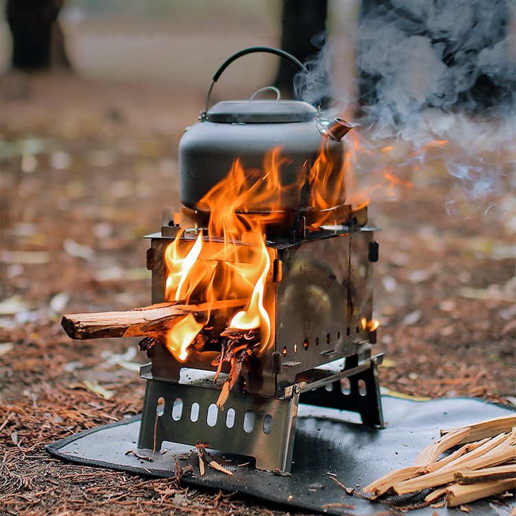 Camping Kayu Burning Kompor