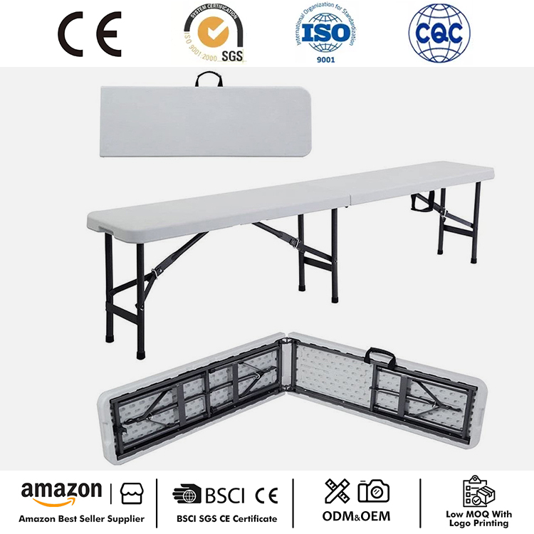 Lempitan 6FT Plastik Portable Bangku