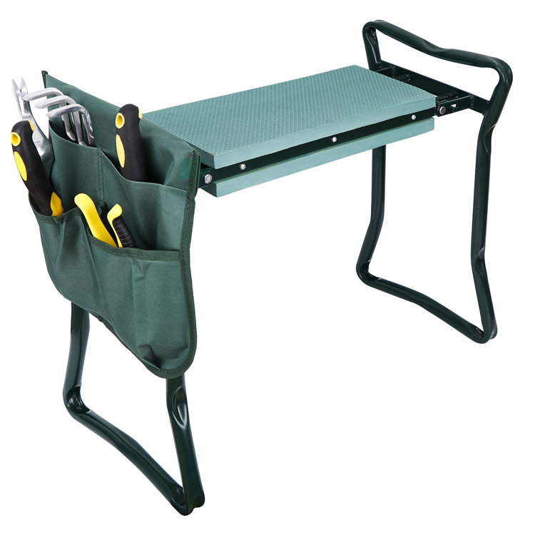 Taman Kneeler Folding Jog karo Tools Bag