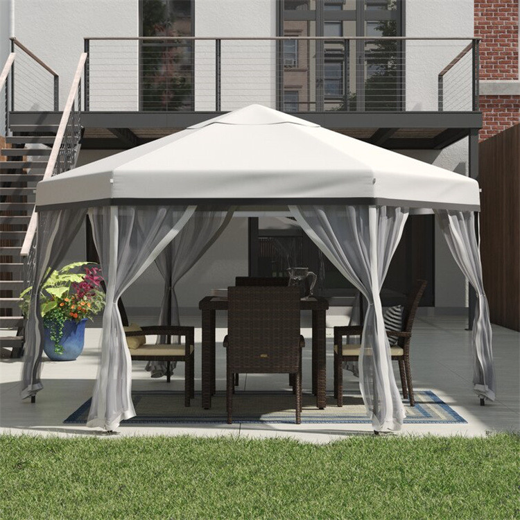 Gazebo Hexagon 11x11ft Soft-top