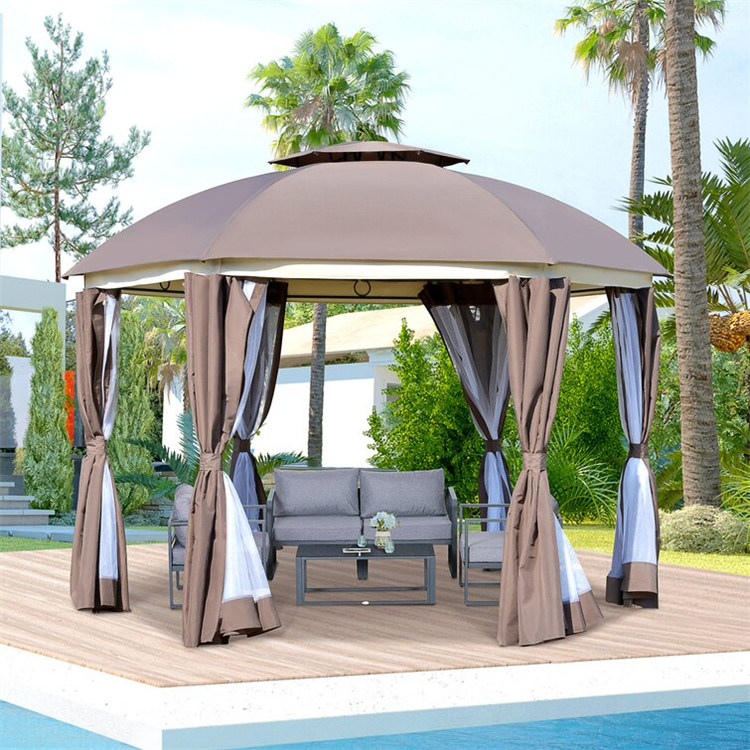 Gazebo Patio Bunder ukuran 12' x 12'