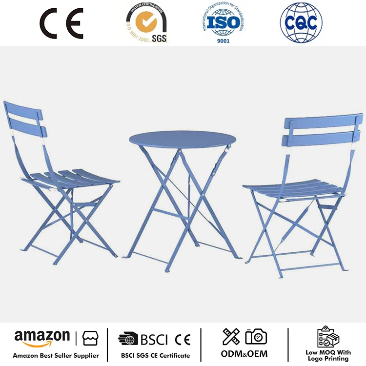 Outdoor 3 Piece Folding Bistro Furnitur Set