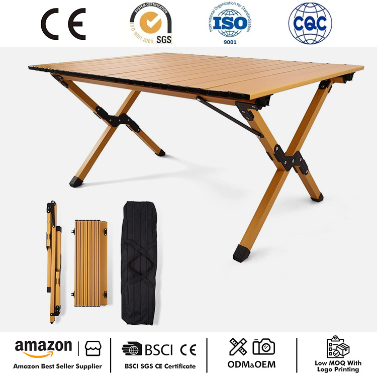 Outdoor Folding Roll-Top Camping Tabel