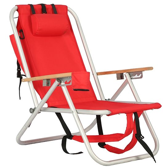 Portable Beach Kursi Folding Recliner Lounge