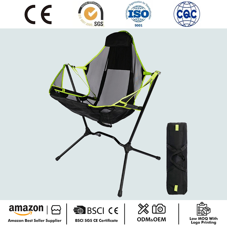 Portable Folding Camping Kursi Goyang