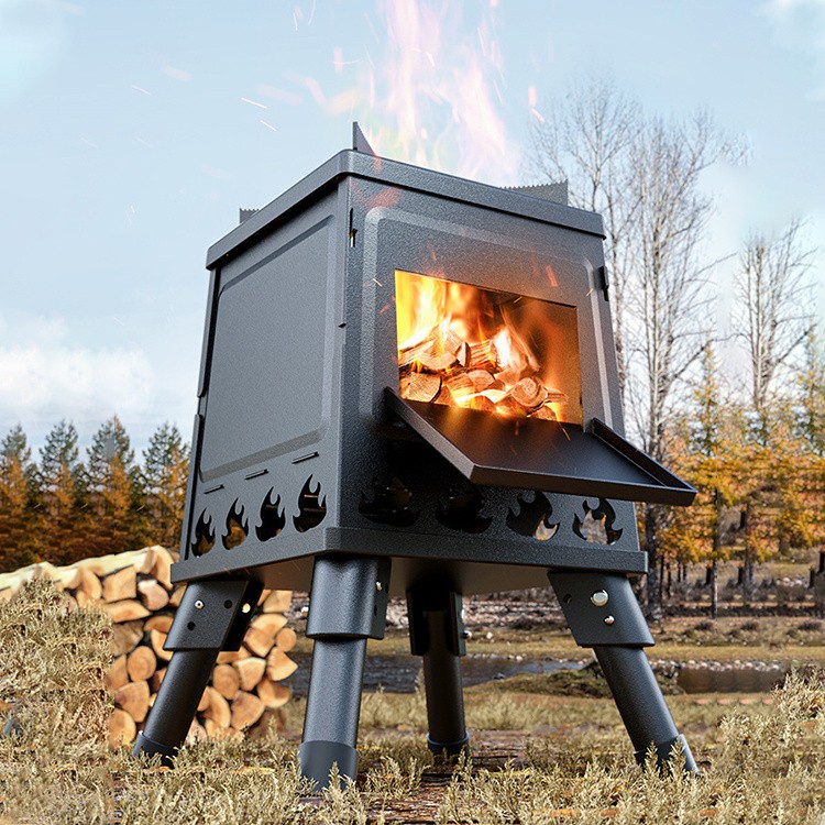 Kayu Burning Camping Kompor