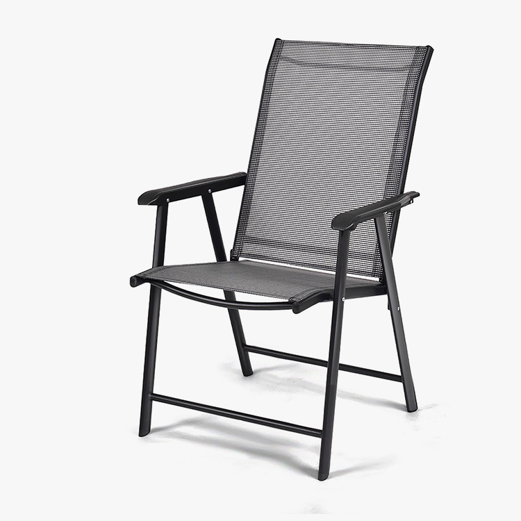 Dek Lipat Patio karo Kursi Makan Armrest